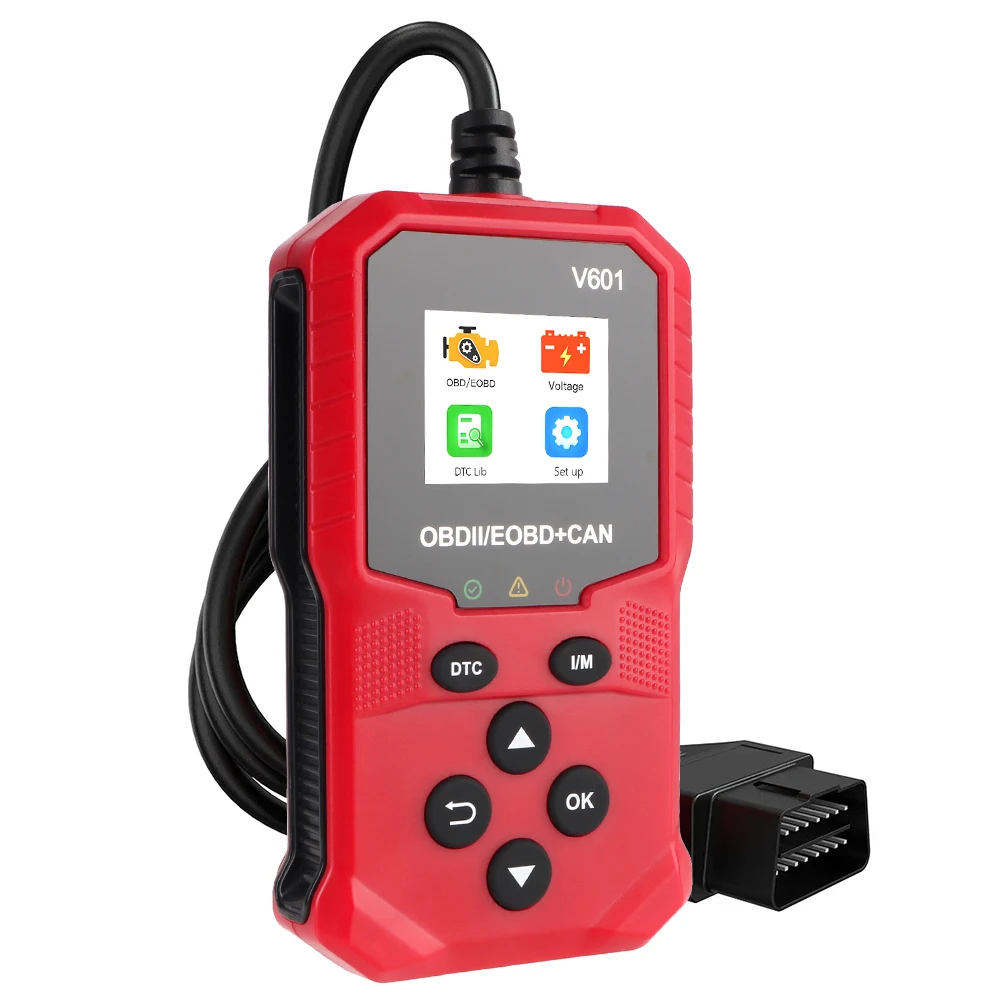 محرك obd 2 الماسح الضوئي obdii/EOBD أداة مسح ضوئي تشخيصي ODB2 رمز القارئ أداة تشخيص السيارة obd2 الماسح الضوئي V601 متعدد اللغات