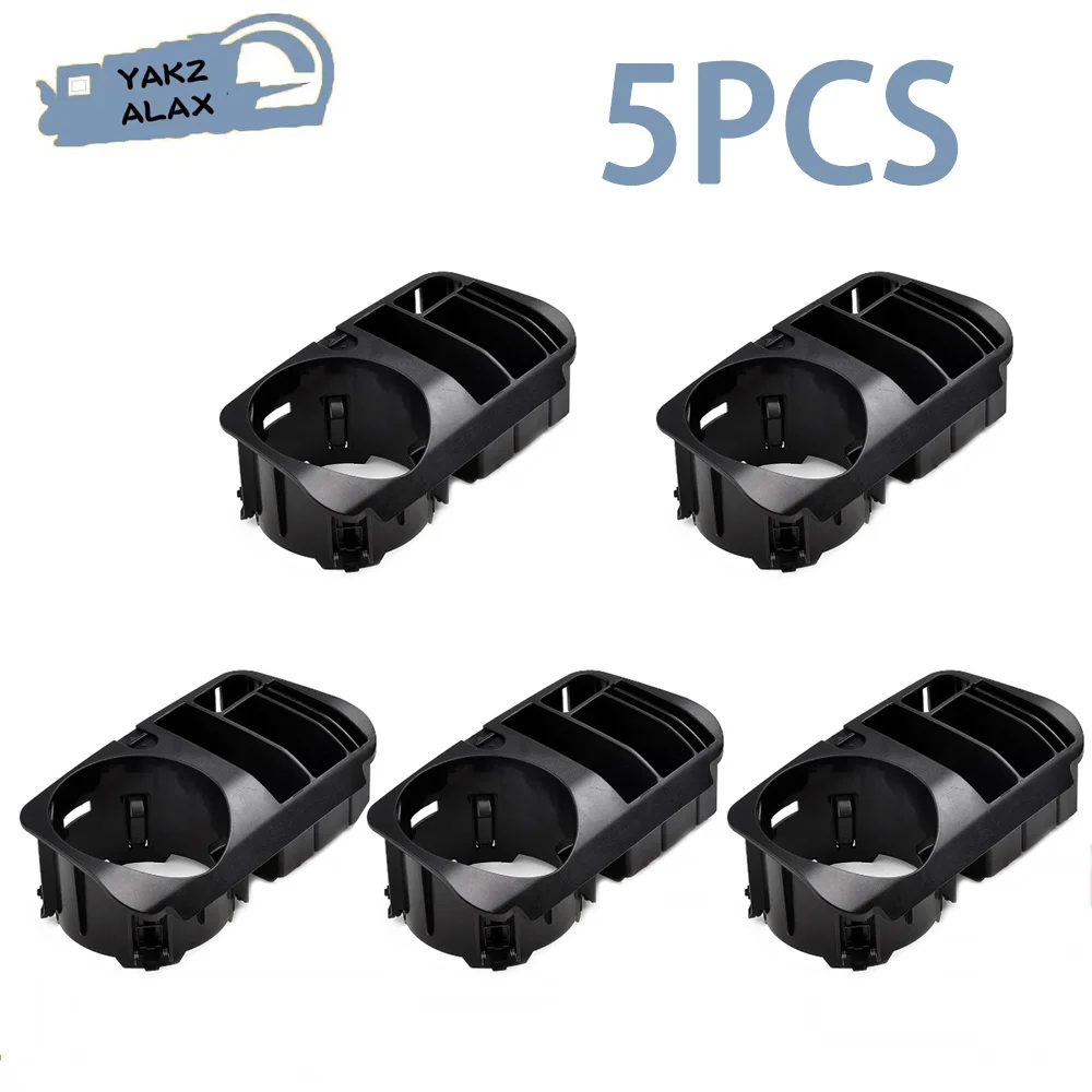 5Pcs Front Center Water Cup Holder Storage Box Modified for Mercedes-Benz E-Class W213 2016 2017 GLC W205 X253 Car Accessories