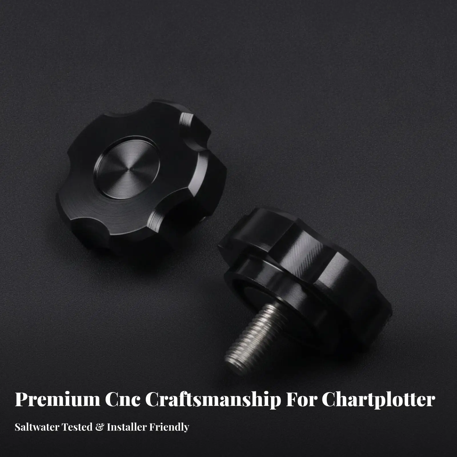 2 Pieces Thumb Screw Mounting Knob Replacement Hardware Tool-Less for Boaters