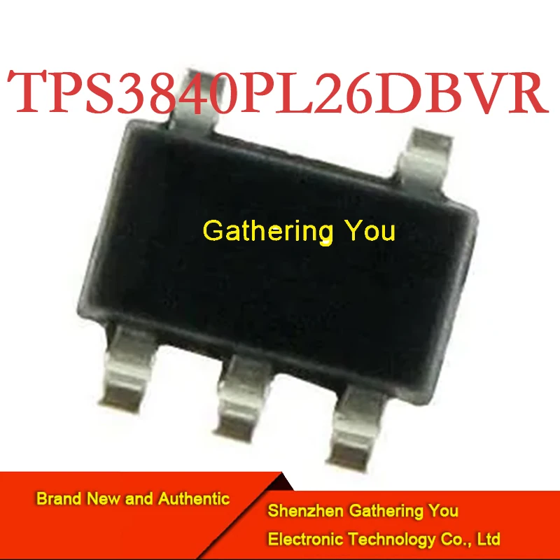 TPS3840PL26DBVR SOT-23-5 Monitoring circuit Brand New Authentic