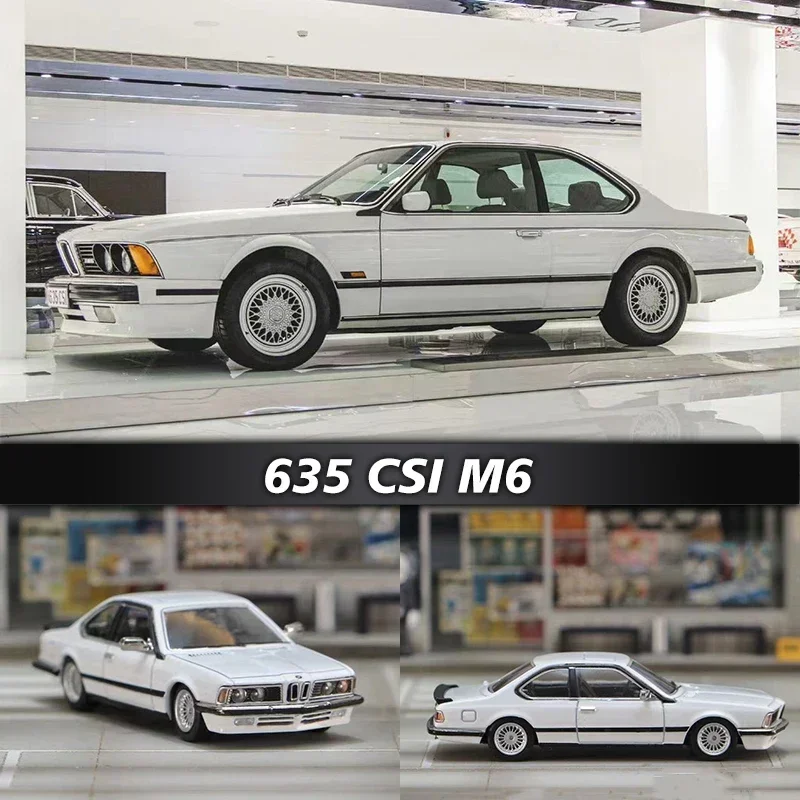 

SW в наличии 1:64 M6 635 CSI E24 БЕЛАЯ коллекция миниатюрные игрушки литая под давлением диорама модель автомобиля