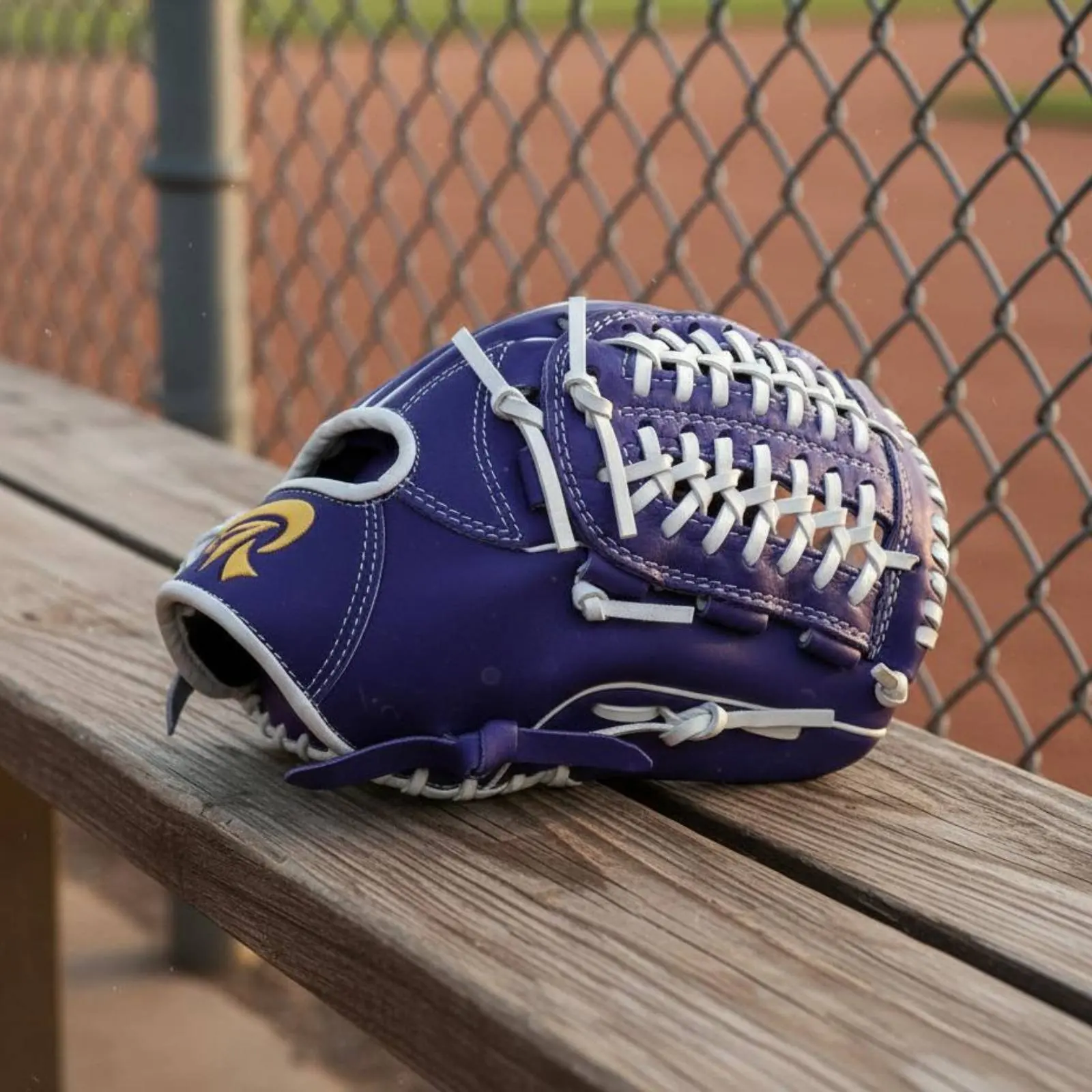 

Soft Leather Leather Glove Long-Lasting Lavender Ballgame Glove Leather Ballgame Glove Ready to Play Sports Equipment Shock
