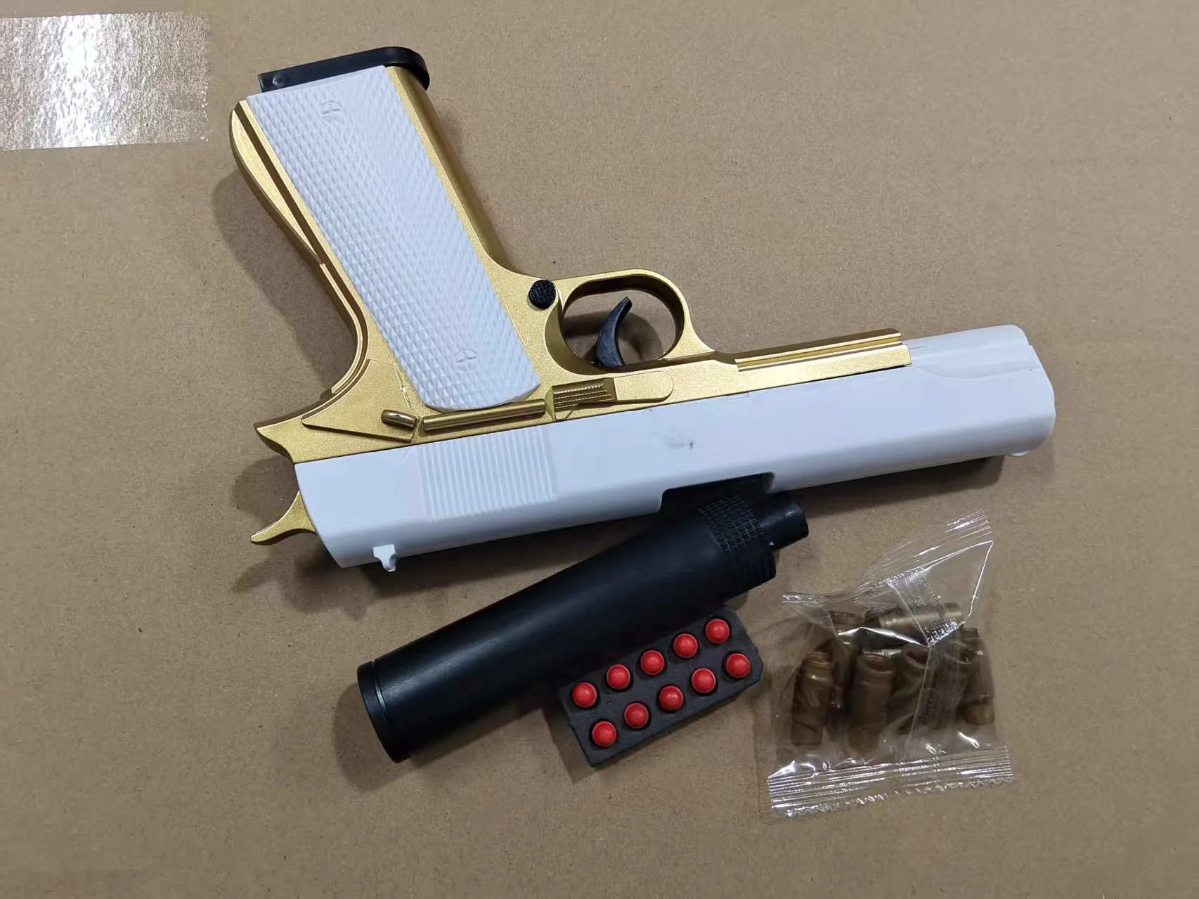Toy Guns Ball Blaster With Soft Bullets Toys Foam Blaster Shooting Games Education Toy Model For 6,7,8,9,14+ Kids