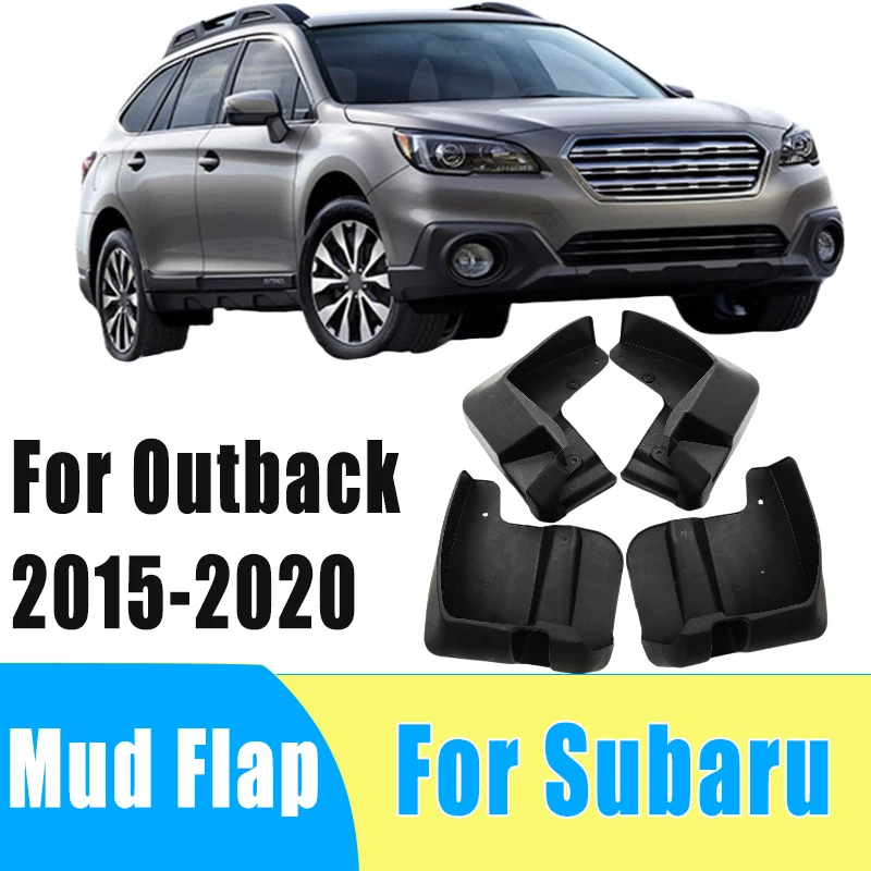 

4pcs Automotive Tire Mudguard Waterproof Prevent Mud Splashing Car Mud Flap Fender Trim Accessories For Subaru Outback 2015-2020