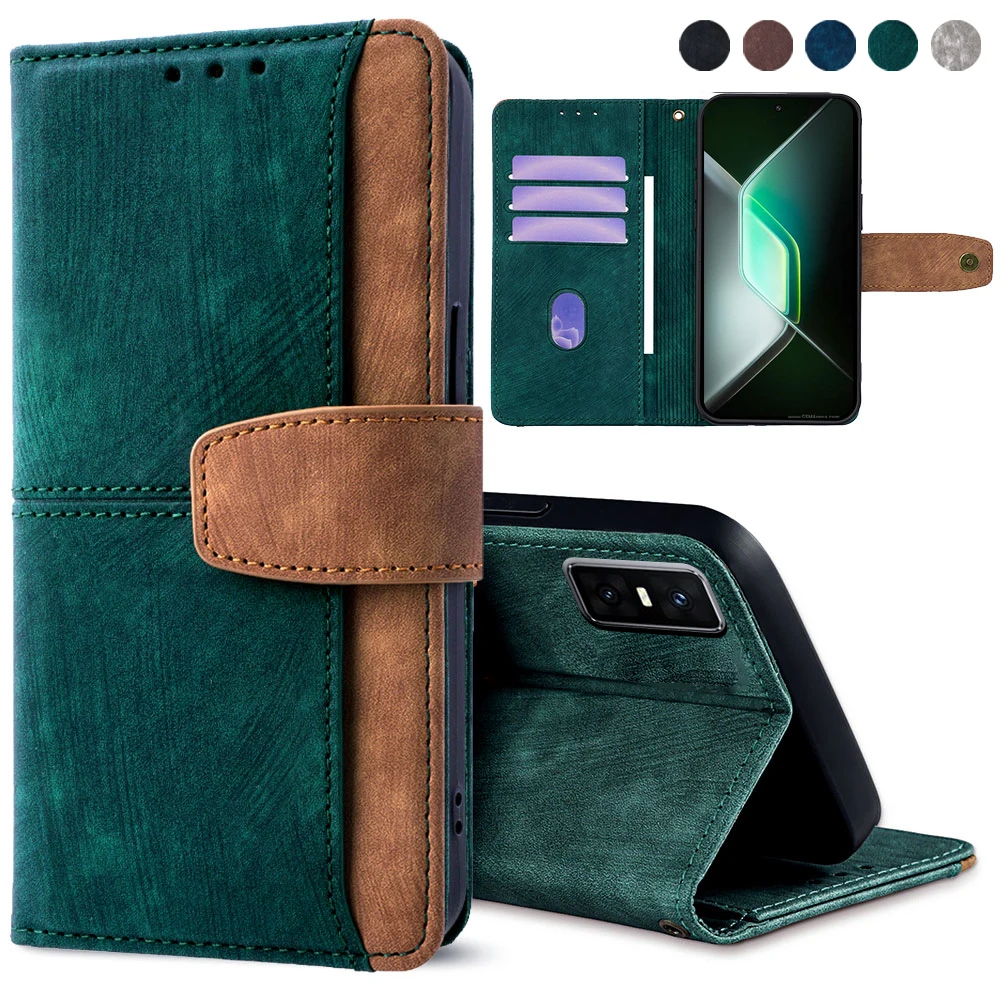Fashion Shockproof Metal buckle Phone Cover for Infinix Hot 60 40 50 Pro Plus Hot 60i 50i Smart 10 9 8 GT 30 Pro Wallet Case