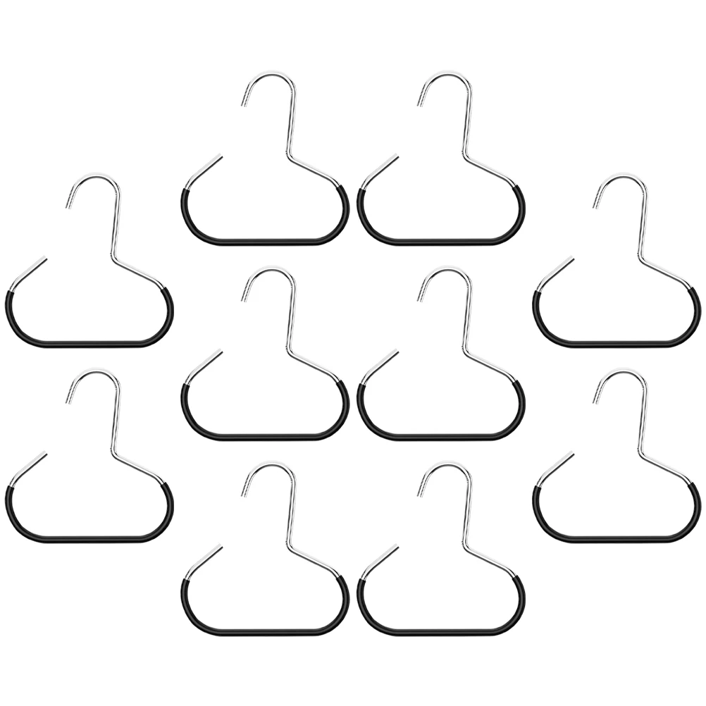

10pcs Hat Storage Rack Metal Tie Ring Loop Holder Organizer for Scarves Neckties Belts Closet Shawls Veils Display Hanger