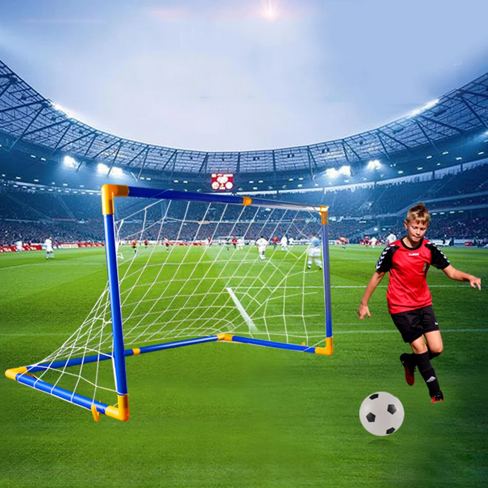 

Portable Football Goal Handmade Door Sports Toys Kids Soccer Assembly Gate Training Game Nets