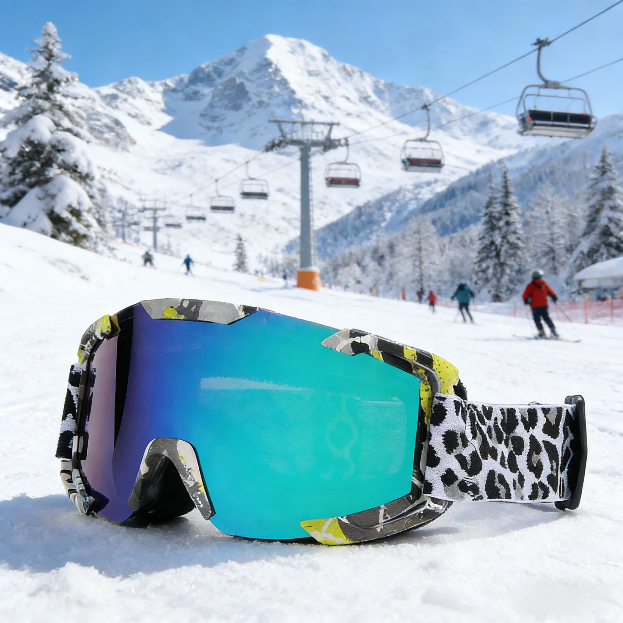 

Лыжные очки UV400 - ветрозащитные и пылезащитные для занятий спортом на открытом воздухе и езды на мотоцикле