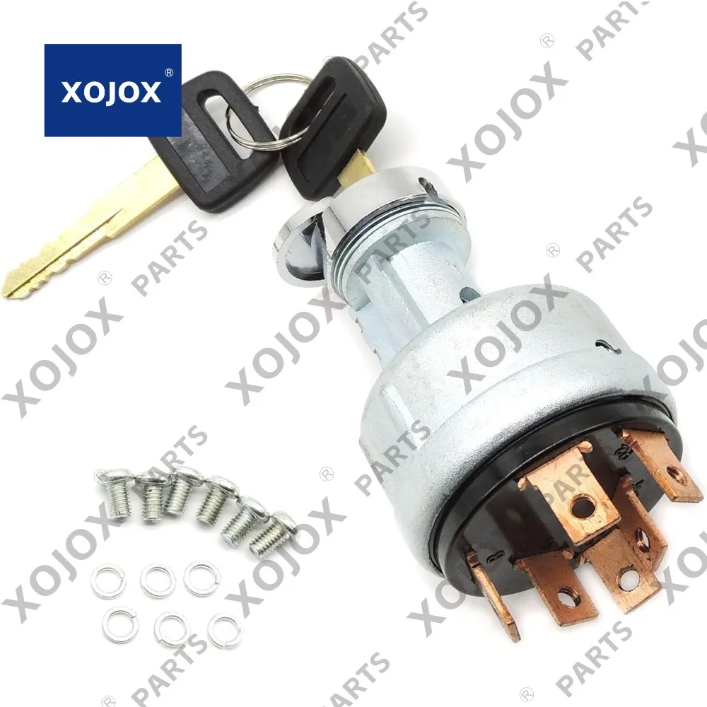 

XOJOX HiSport Ключ зажигания и стартера, совместимый с Komatsu PC200-1 PC200-2 PC200-3 PC200-5 PC200-6 PC200-7, Komatsu Mobile