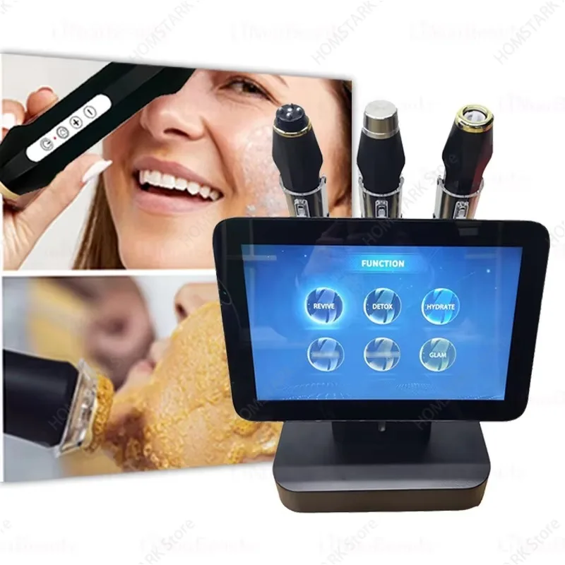 3‑In‑1 CO2 Oxygen Bubble Facial Machine, Hydrating Beauty Device for Salon Home Facial Rejuvenation Spa Equipment Accessory