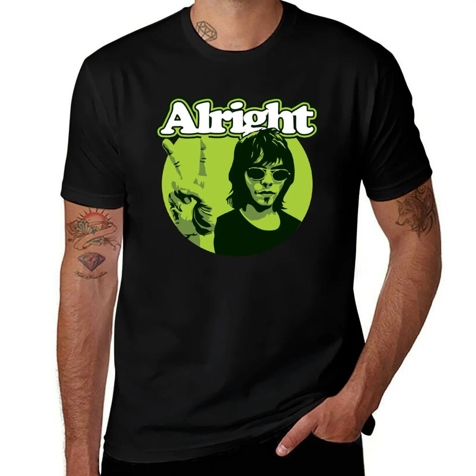 Alright! T-Shirt Soft Basic Cotton Short Sleeve Tee T-Shirt