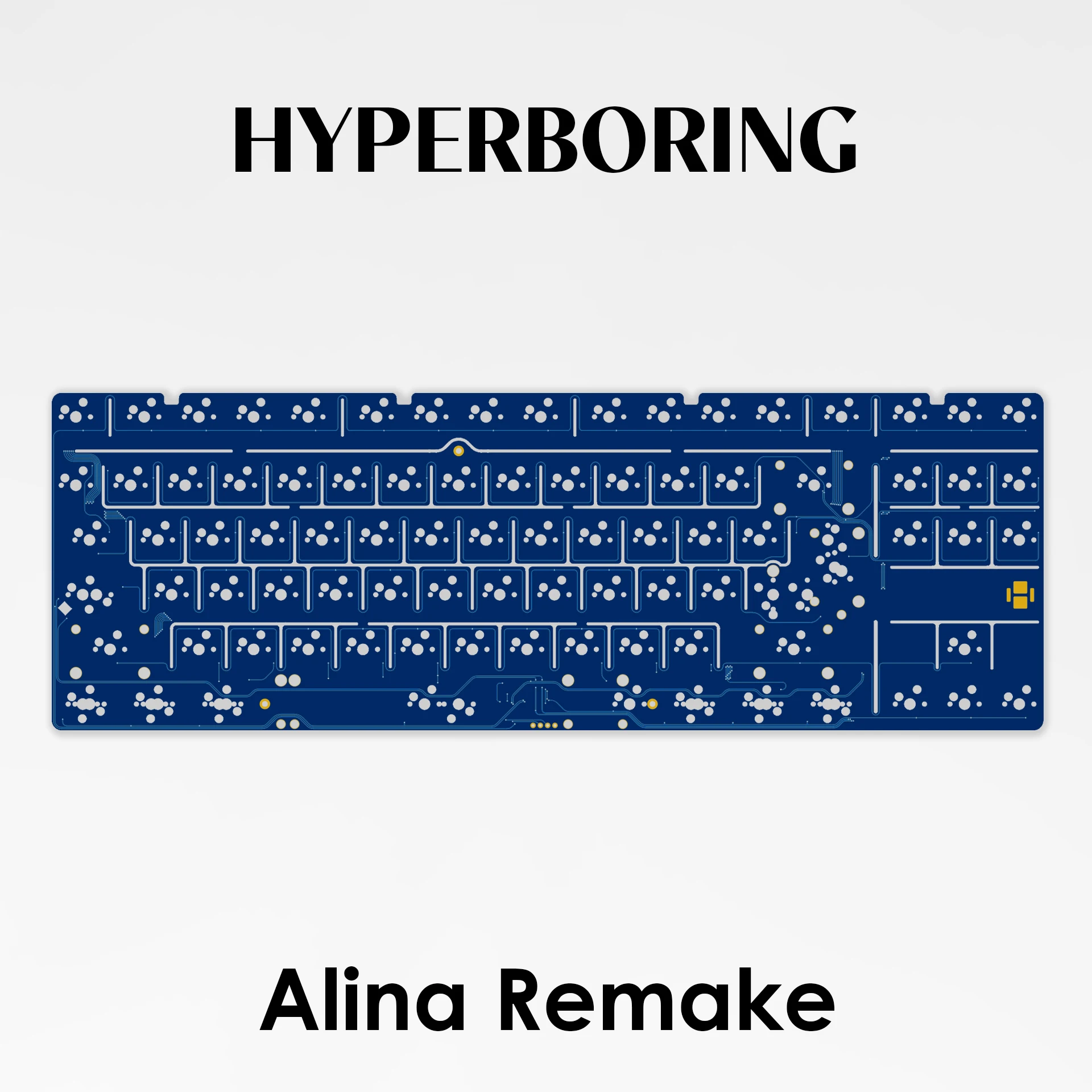 Sakura Workshop Alina 80 Remake PCB and Plates PC POM FR4 Aluminum ( plate-mounted pcb mounted stab type )