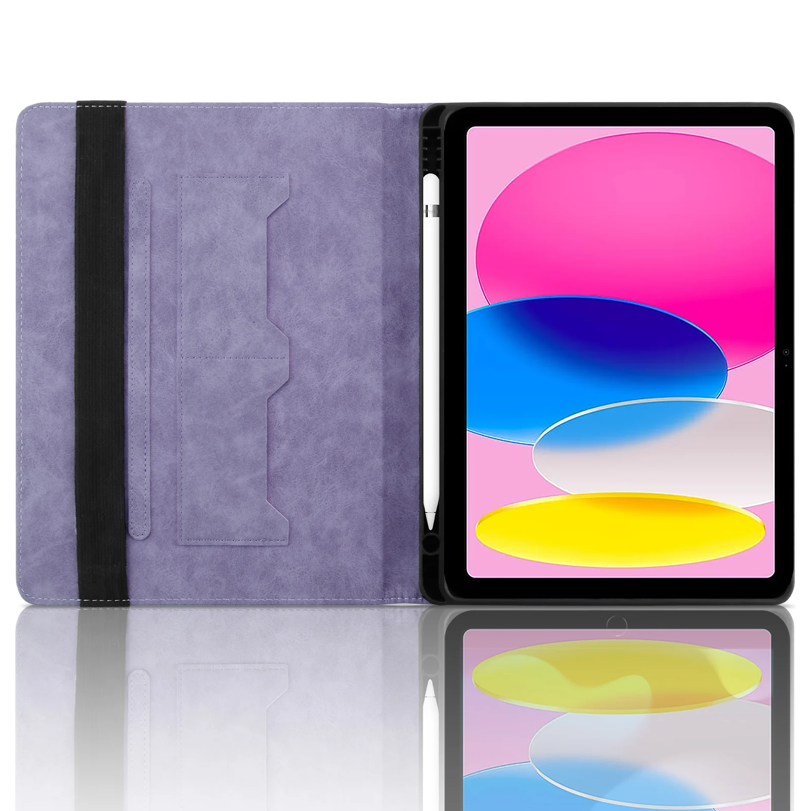 Tablet Case For iPad 2024 2025 Air MINI 3 4 5 6 7 8 9 10th Generation Pro 10.9 10.2 11 12.9 13 inch Leather Check Texture Cover