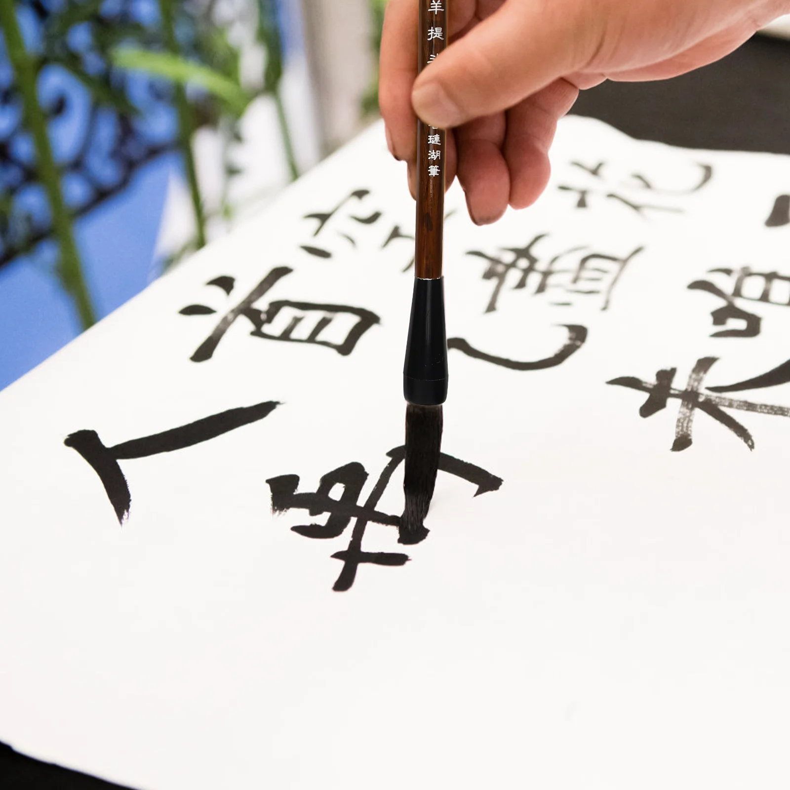 

15Pcs Wooden Handle Calligraphy Pen Set Beginner Drawing Watercolor Ink Supplies School Writing