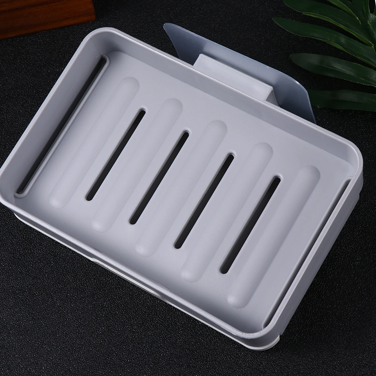 

Soap Box Rack Holder Container Draining Bathroom Accessories Dish Multifunction