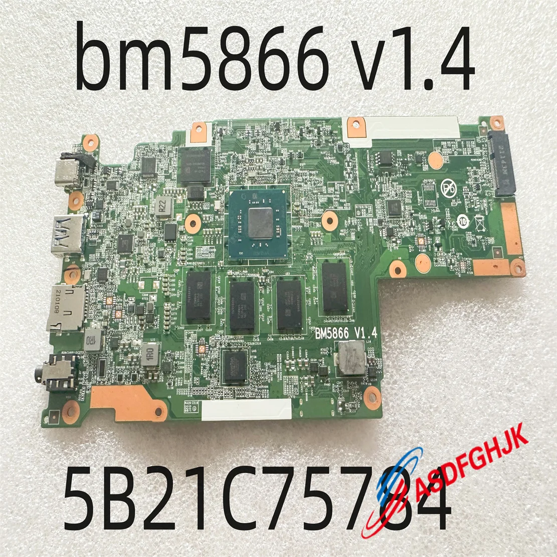 

BM5866_V1.4 For Lenovo 500e Chromebook 2nd Gen Motherboard 5B21C75784 Mainboard WITH N4120 CPU AND 8G 64G 100% Tested OK