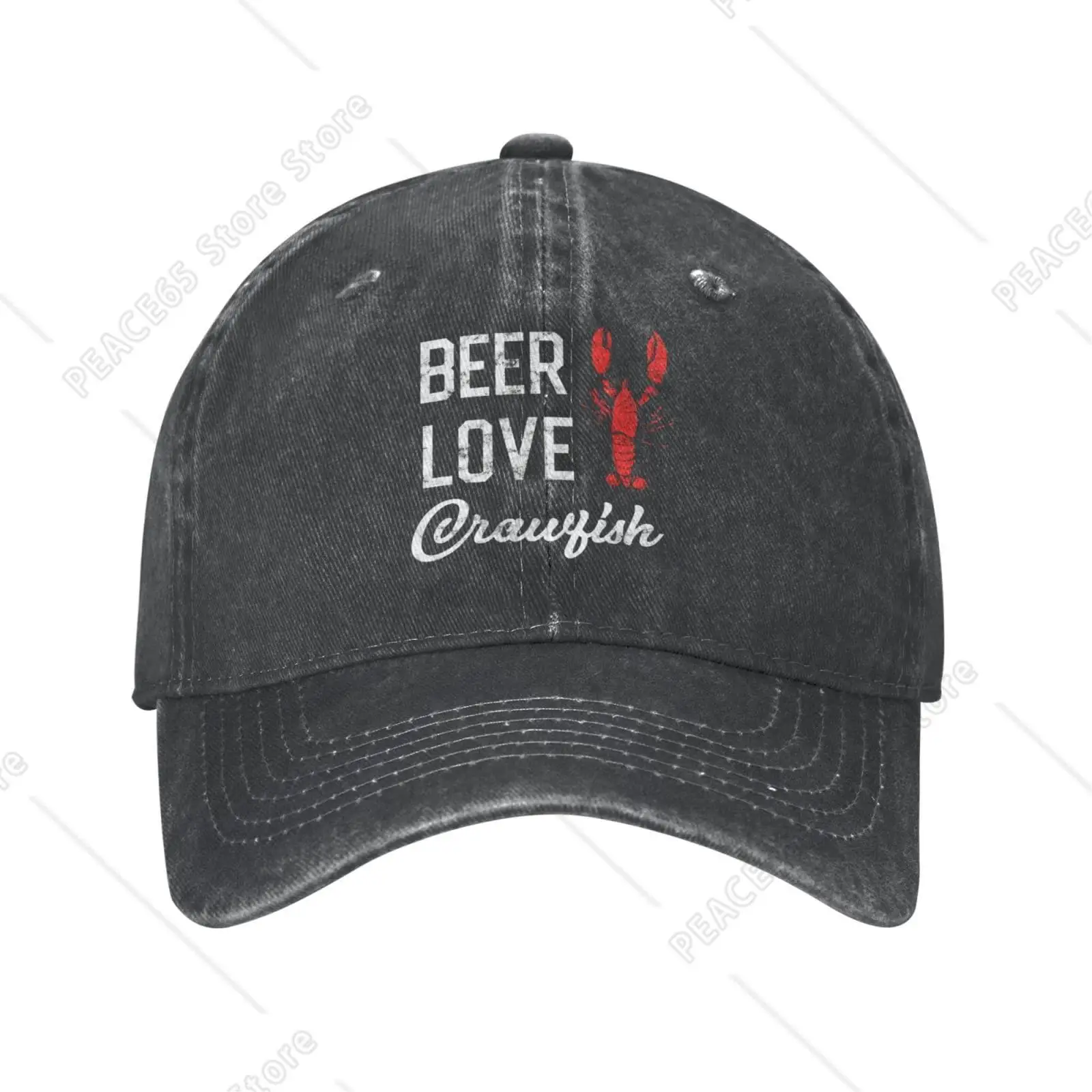 

Beer Lover Denim Cap Lobster Trucker Dad Hat Men Women Bar Drinking Baseball Cap Funny Cowboy Hat One Size