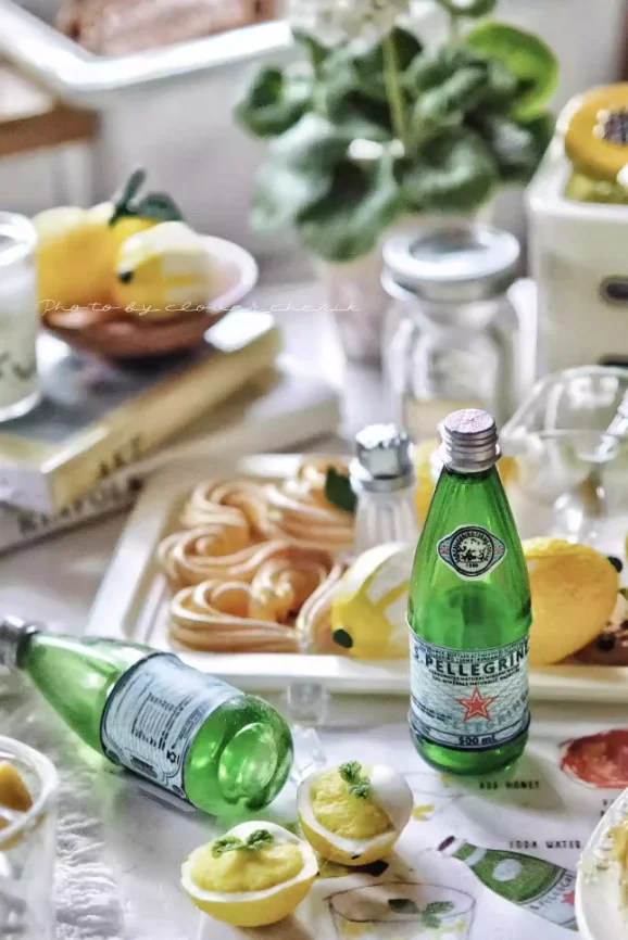 คอลเลกชันขนมหวานขนาด 1/6: เค้กรูปหัวใจ, ชูโรส์, คุกกี้ยิ้ม, ขวดโซดา และตุ๊กตาหมีจิ๋ว สำหรับฉากปาร์ตี้บ้านตุ๊กตา BJD