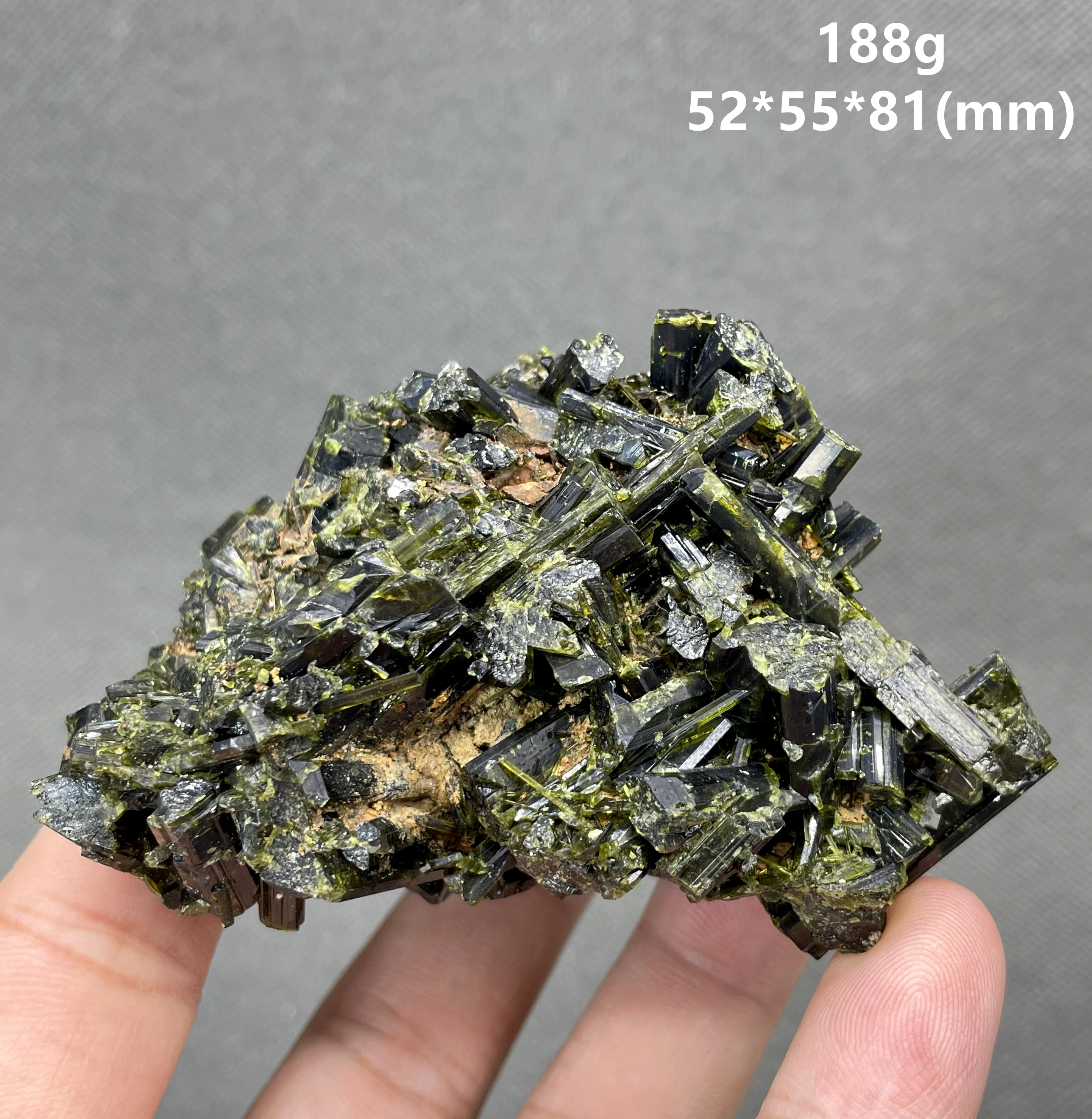 NEW! 188g Natural Brazil green tourmaline mineral crystal specimens stones and crystals quartz crystals