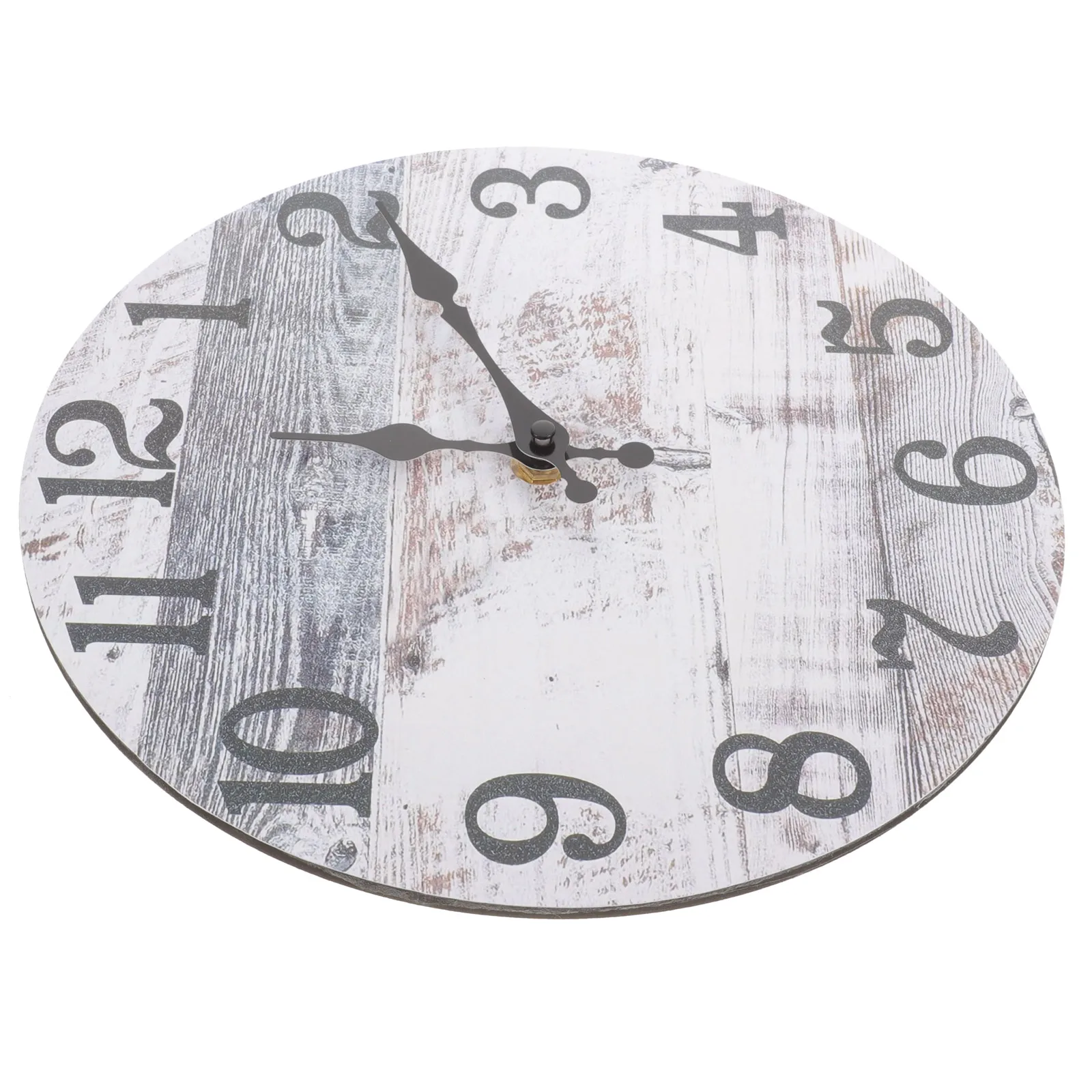 

Round Wall Clock Creative Mute Wooden Decorative Silent Sweep Hanging Clock Stylish Wall Ornament Bedroom Clocks
