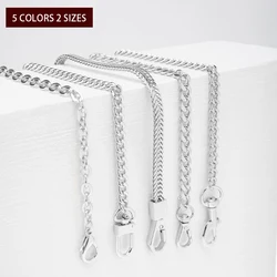 60/110cm Bag Chain Women Bags Chain Accessories Metal Extension Chains Crossbody Belt Replacement Bags Strap For Women's Bag