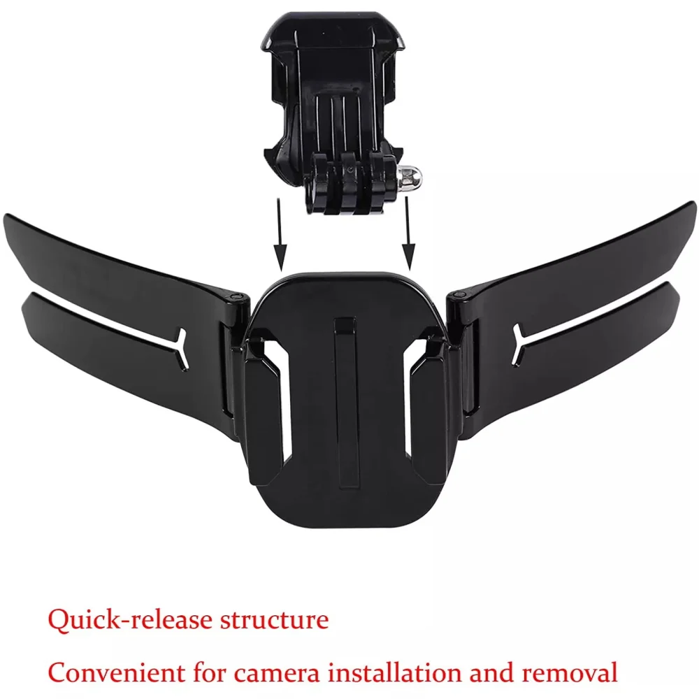 Accessori per supporti adesivi adesivi adesivi per mentoniera per casco moto universale per telecamere d'azione GoPro Insta360 DJI