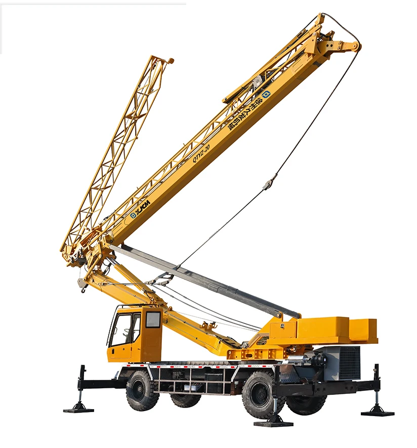 Intelligence Mini Mobile Tower Crane CE Provided Standard Remote Control Tower Crane 4 Ton Self Erecting Tower Crane 4 Ton