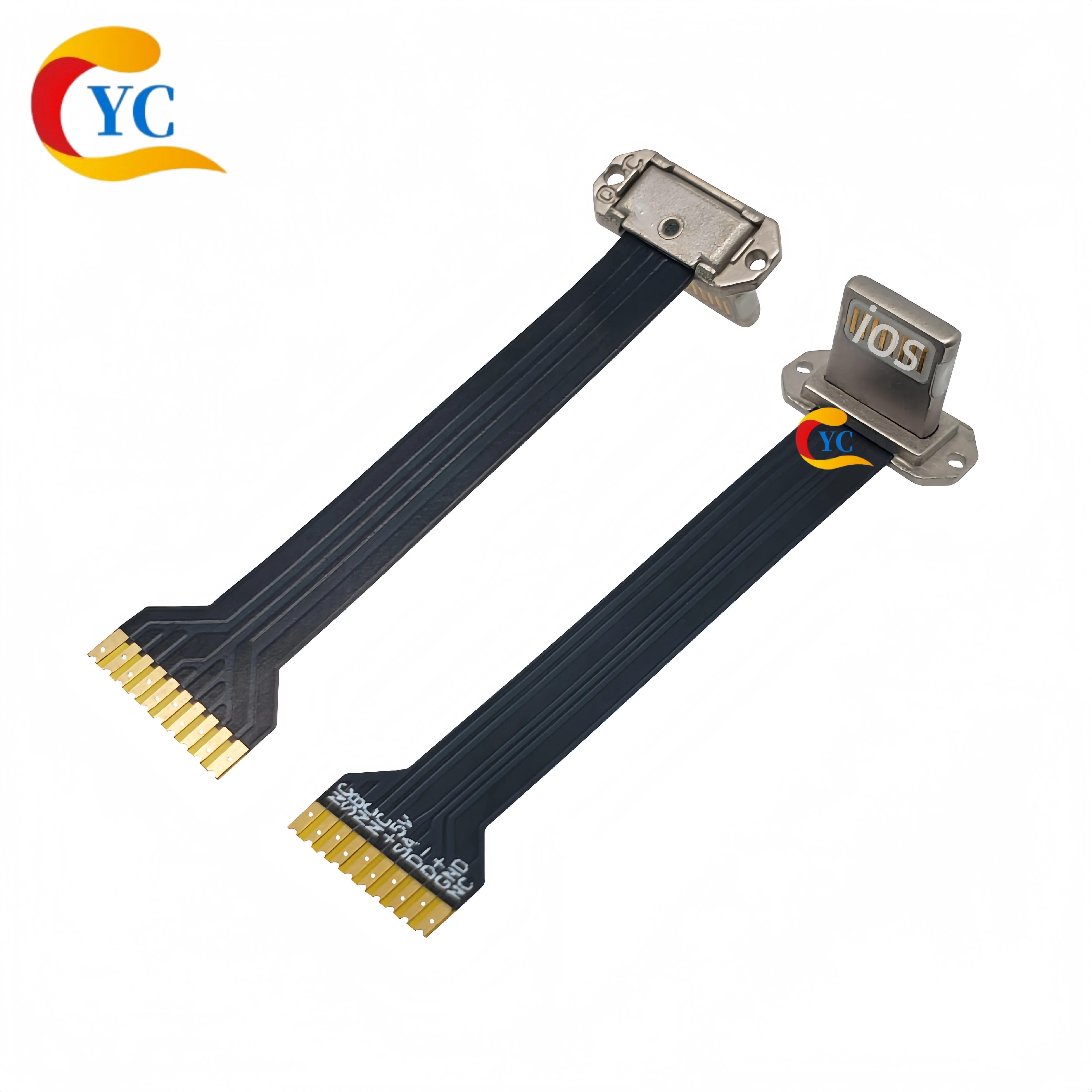 Wireless Male Charging Cable Fpc Flat Cable with 10-Pin Solder Pad, Flexible Flat Line Cable, Mobile Phone Back Clip USB Power Data Transmission Connector Plug Lightning
