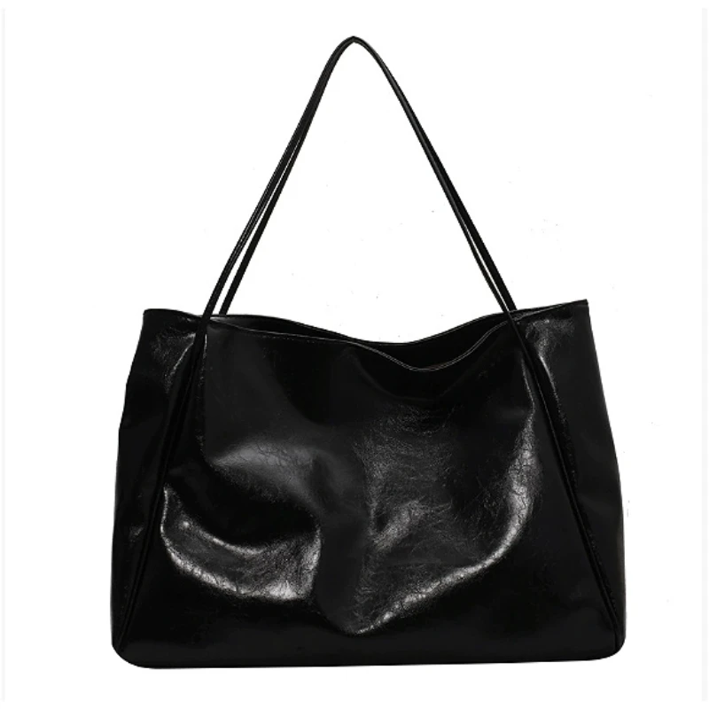 

New fashion simple senior hundreds of large bag trend ins shoulder women's bag large capacity temperament commuting handbag
