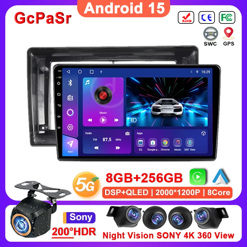 

Android 15 Carplay Auto Car Radio For Kia Ceed ED 2006 - 2012 20Multimedia Player Auto Radio GPS Navigation Head Unit No 2Din