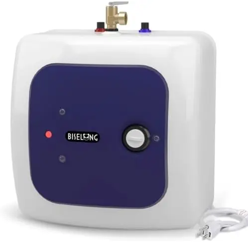 

Электрический водонагреватель на 8 галлонов (30 л), 1500 Вт, 110-120 В, для автодомов, фудтраков, компактный проточный нагреватель