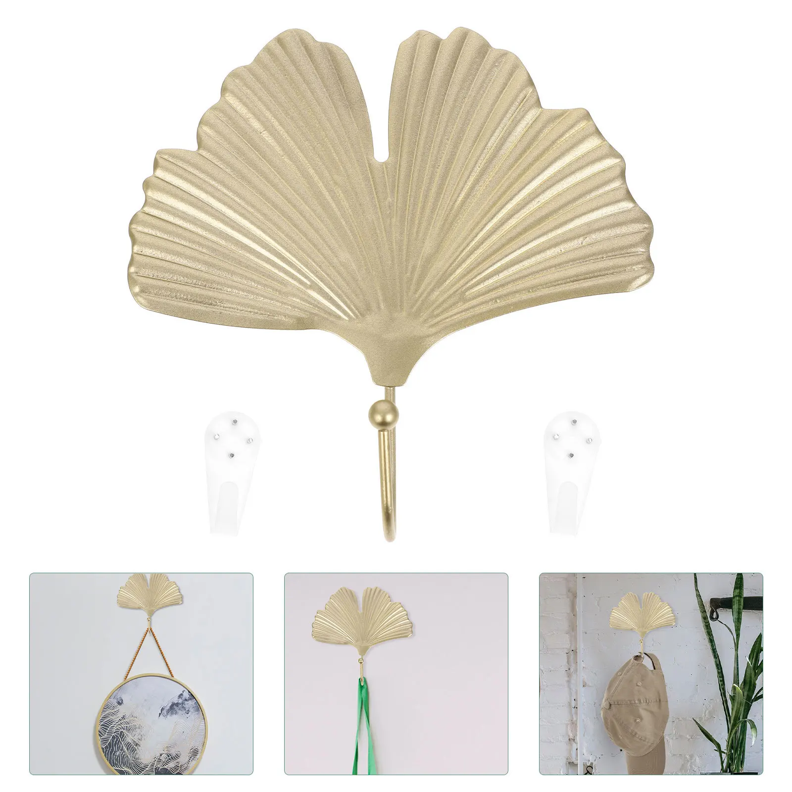 

Настенный железный декоративный крючок в скандинавском стиле для дома, прочный органайзер для ванной комнаты, спальни, свежий дизайн, железный настенный крючок золотого цвета