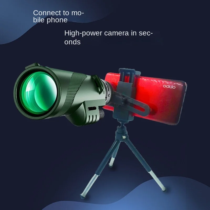 Imagem -05 - High Magnification Monocular Spotting Scope para Observação de Aves Óptica Multi-revestida Scopes Verdes Caça 40x60