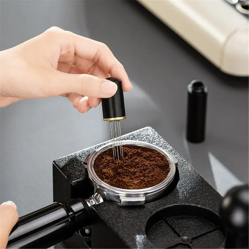 G8TC Coffee Powder Sudge Coffee Distributor Алюминиевый сплав текстура кофе мешалка