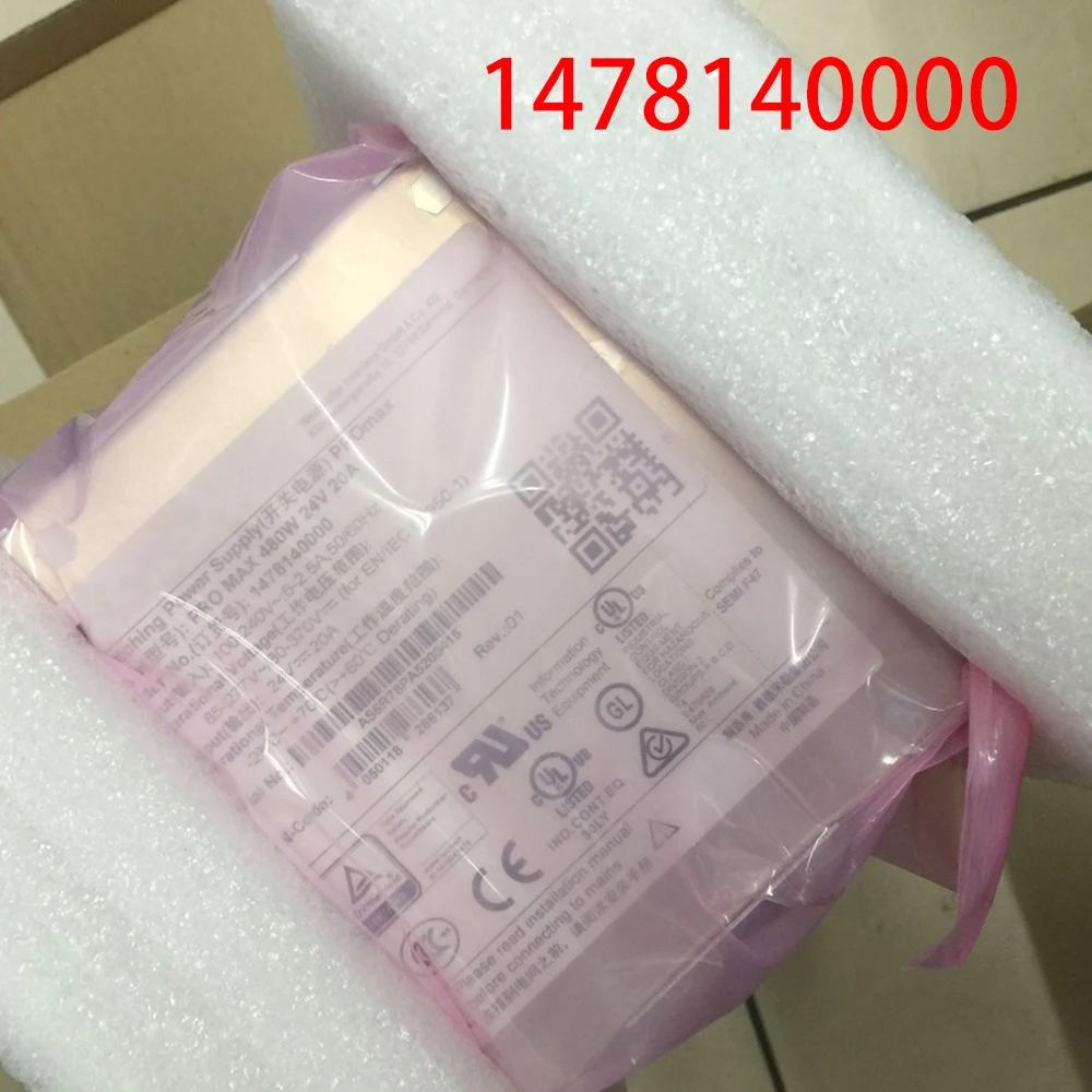 Stable Performance 1478140000 For Weidmuller Switched-mode Power Model PRO MAX 480W 24V 20A