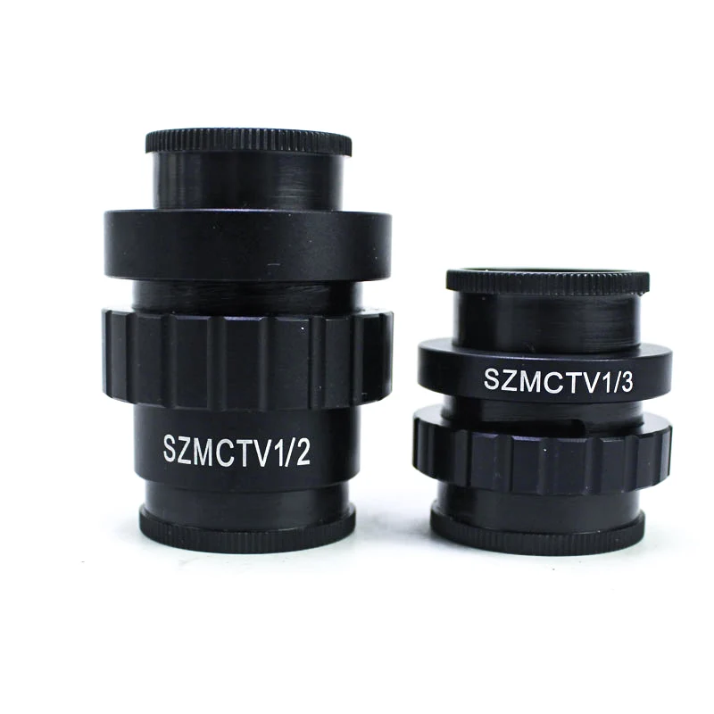 CTV 1/2 1/3 1X Adapter 0.3X 0.5X C mount Lens Adapter For SZM  Video Digital Camera Trinocular Stereo Microscope Accessories