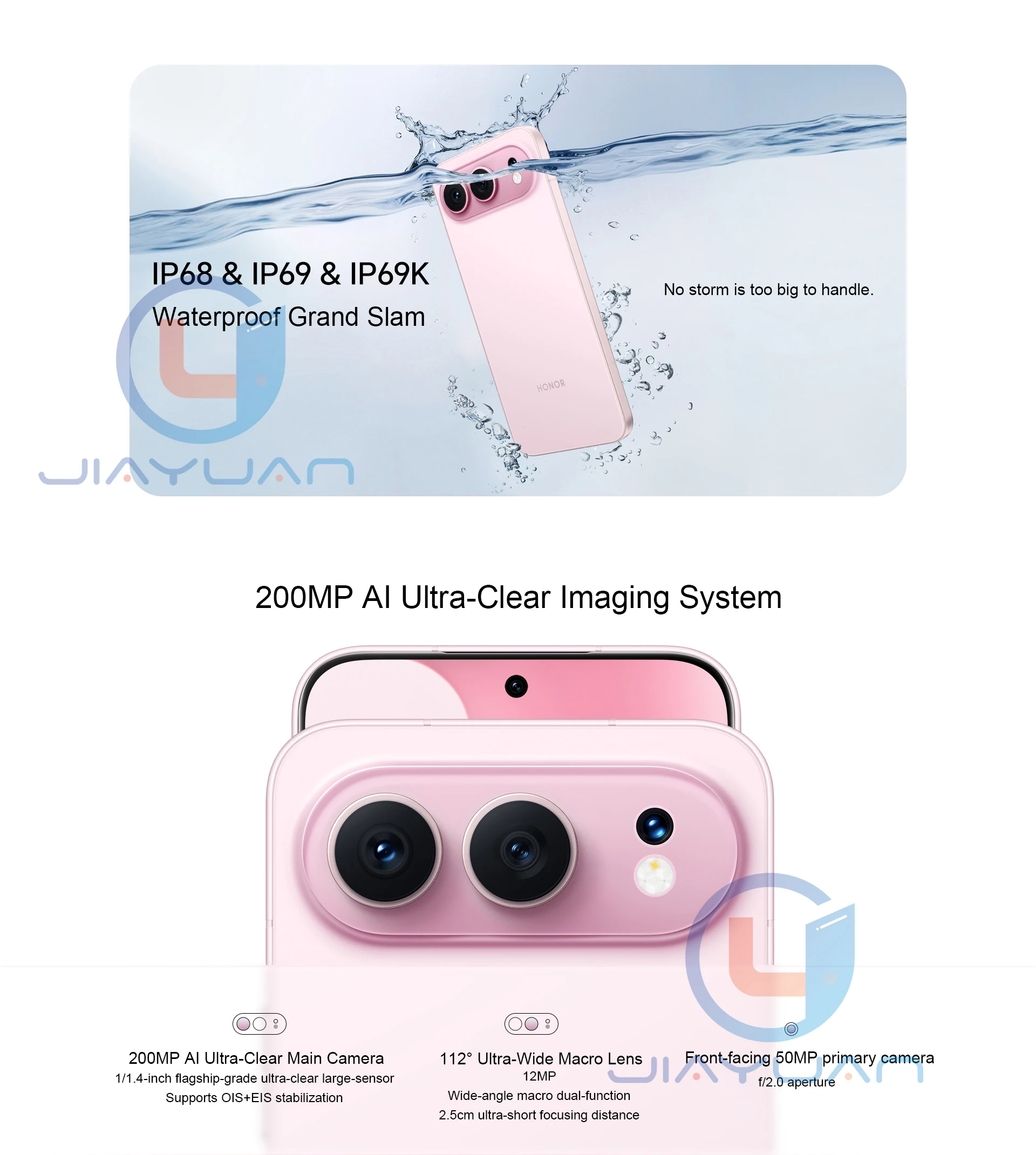 Original HONOR 500 5G Mobile Phone 6.55" 120Hz Display MagicOS 10 Snapdragon 8s Gen 4 Camera 200MP Battery 8000mAh Smartphone