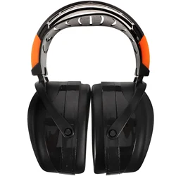 Adjustable Noise Canceling Headphones Soundproof Ear Protection Blocking Sleep Hearing Safety Black Earmuffs For Working