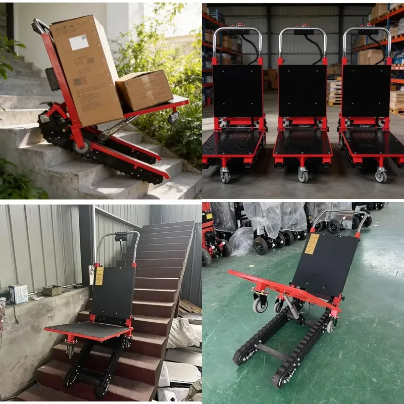 

Electric Step Stair Climber Machine 400 kg 500 kg 1500 W Hand Trolley for Transportation Forklift