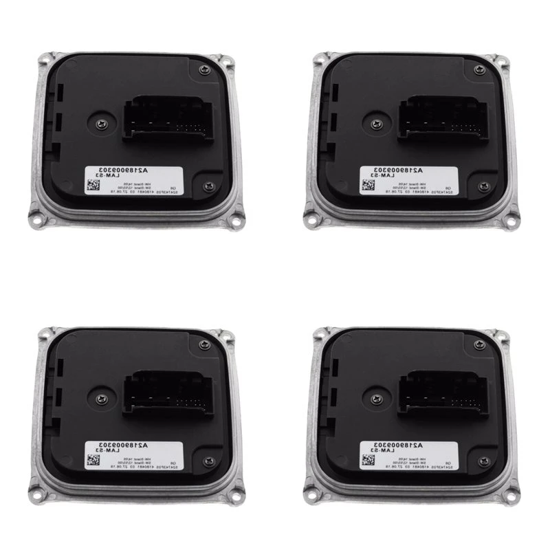 Stablize 4X Headlight LED Ballast DRL Control Unit Module For Mercedes-Benz A-Class W176 CLA-Class W117 2014-2016 A2189009303