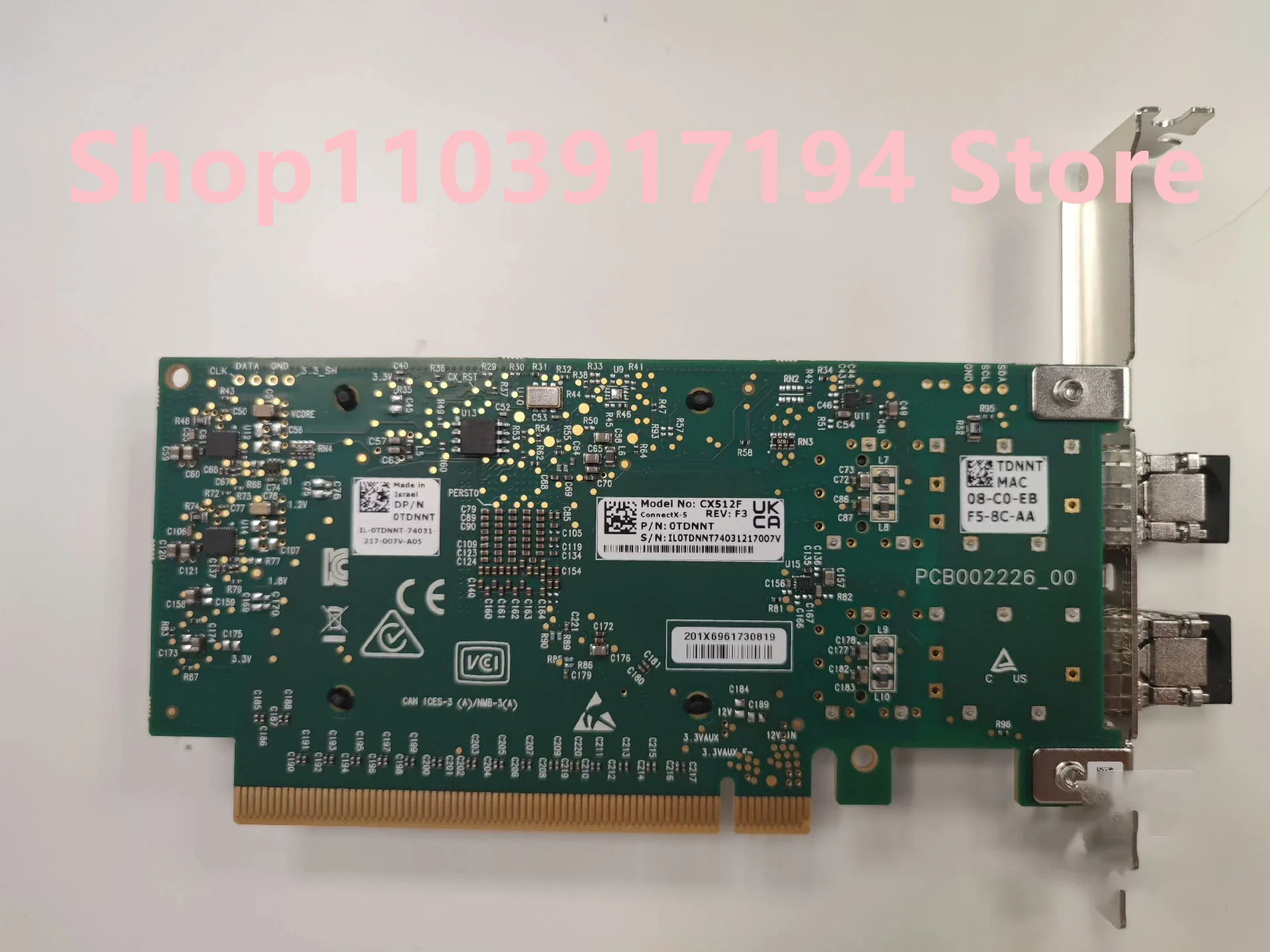 FOR Mellanox CX512F ConnetctX-5 twoport 25G Network card 0TDNNT