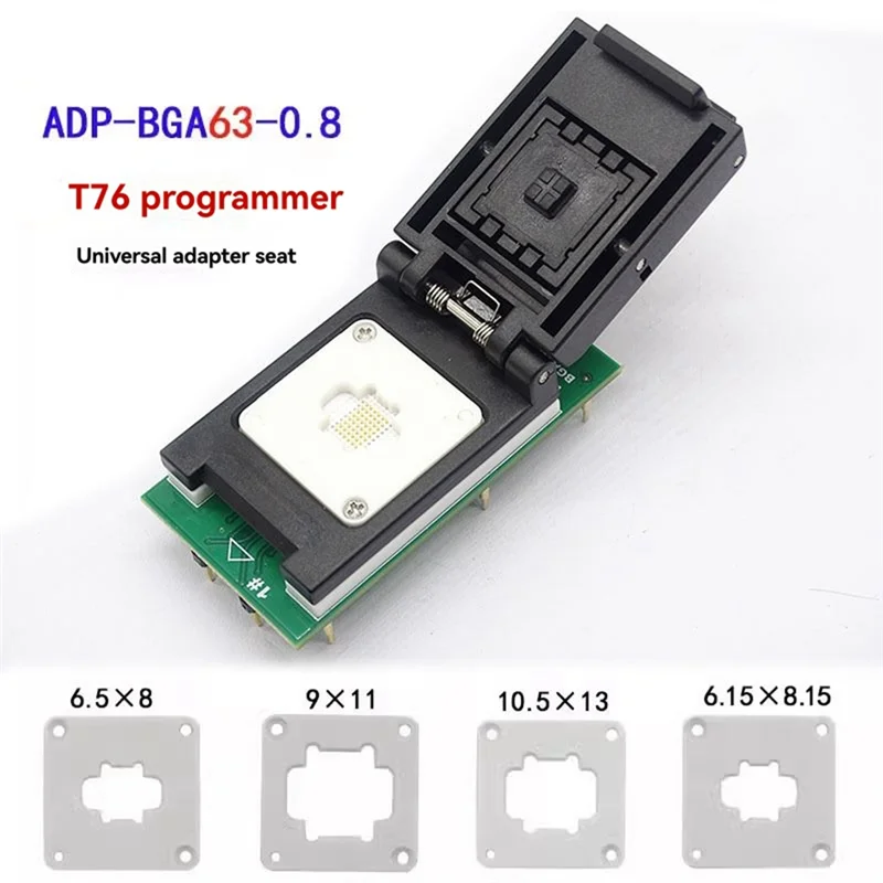 For Xgecu T76 BGA48 BGA63 BGA67 To DIP48 Three-In-One Adapter B48(63) 08-005 , Dual Head Probe Holder, Long Service Life