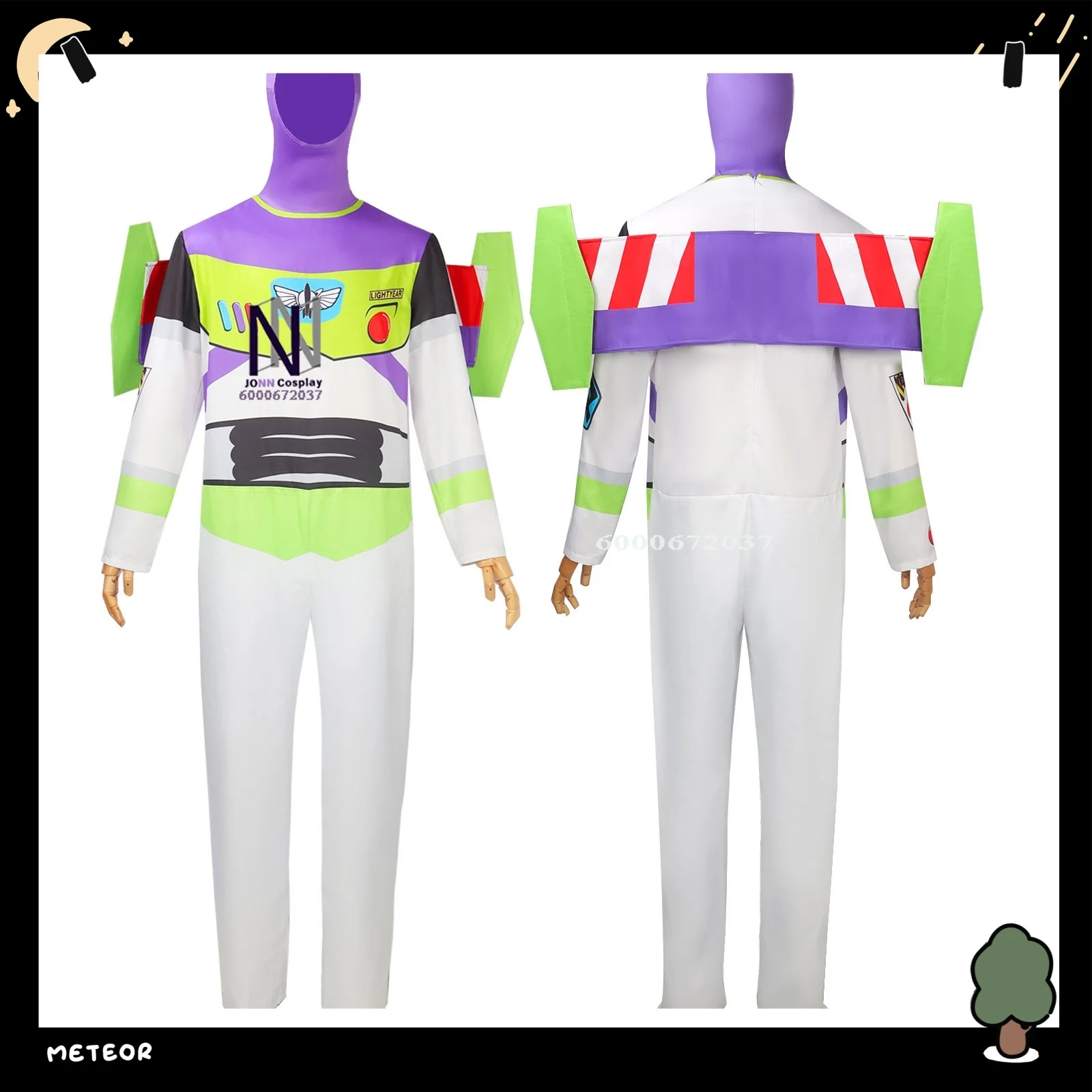 

Movie Cosplay Costume Anime Buzz Lightyear Role Playing Funny Jumpsuit Outfit for Men Women Adult Comic Con Halloween Party