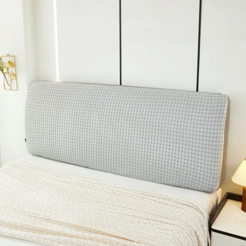 

2025 new Doudou bedside cover, soft bag cover, full leather wooden bed backrest dust protection cover universal