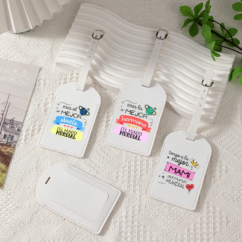 

You Are Best Mom Dad Sis Bro Grandpa in The World Luggage Tag Travel Baggage Tags Identify The ID Luggage Tags Gifts for Family