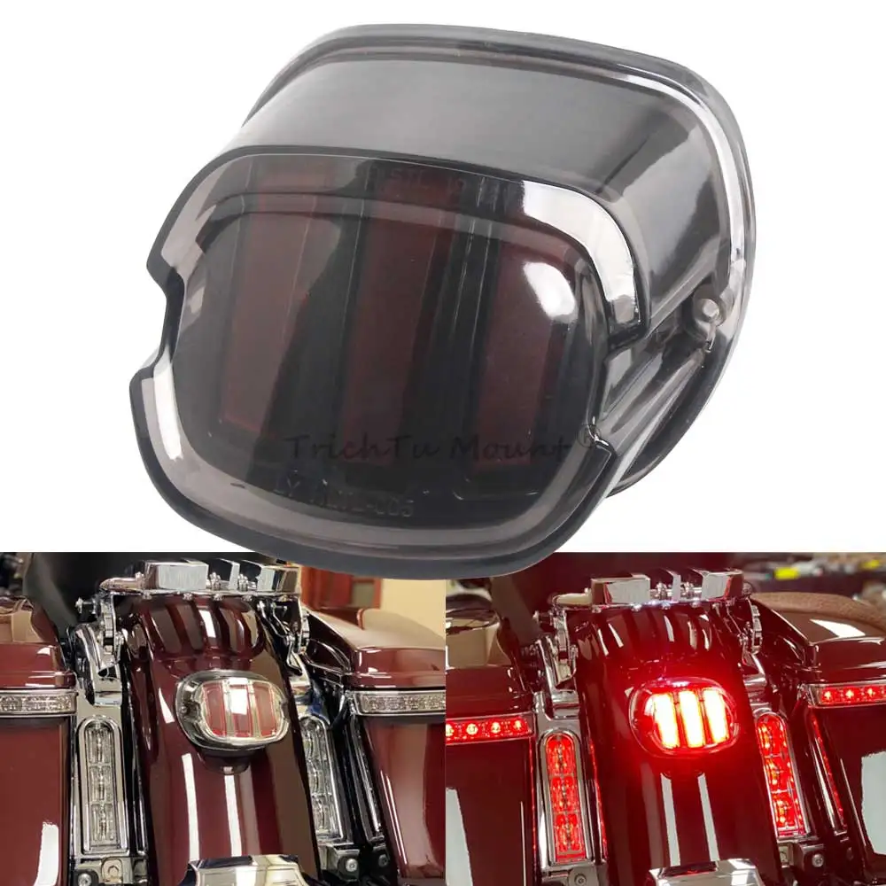 

Led Tail Light Turn Signal Lamp For Harley Road King Glide Softail Sportster Dyna Motorcycle Rear License Plate Brake Light