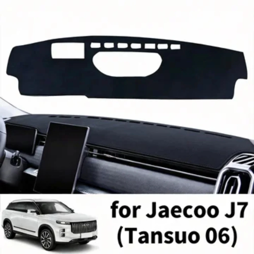 For 2024 2025 2026 Jaecoo J7 7 Chery Tansuo 06 DashMat Sunshade Protective Carpet Accessories Car Dashmat Dashboard Cover Pad