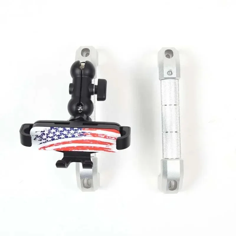 Car A-pillar Handle Mobile Phone Bracket GPS Navigation Bracket Interior Accessories For Land Rover Defender 90 110 130 2004-18