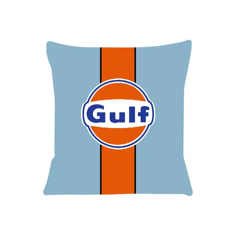 Guif Racing Team Cushion Cover for Sofa Pillow Case Cover Seat Car Throw Pillowcase 45X45cm For Home Decorative SJ-755