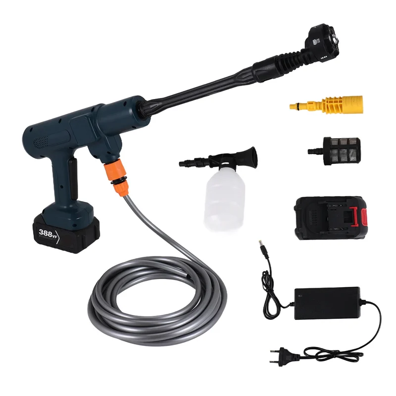 15Bar Brushless Electric High Pressure Washer Water Tool Cordless Car Washer Cleaning Garden For Makita Battery EU Plug